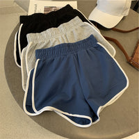 Sports Women's New Elastic Waist Slim Running Wide Leg Shorts