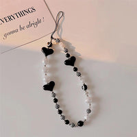 Pendant Short Beaded Chain Phone Case Lanyard