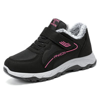 Winter Thermal Cotton Boots Outdoor Home Fleece-lined Thickened Walking Shoes
