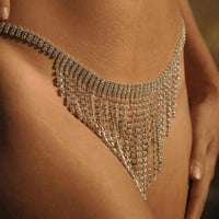 Rhinestone Waist Chain Ornament Accessories