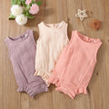 Children's Fashionable Simple Non-hooded Cute Cotton Pants Suit