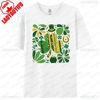 Lucky Clover Shirt Top Womens
