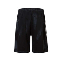 Badge Embroidered Waste Soil Style Casual Shorts