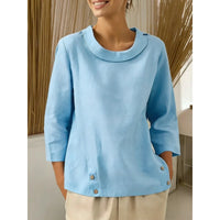 Stylish And Minimalist Womens Long Sleeve Top