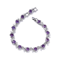 Women's Round-shaped Zircon-inlaid Bracelet