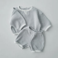 Solid Color Versatile Top Shorts Suit
