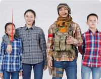 Breathable And Wear-resistant Checkered Shirts For Military