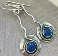 Womens Creative Rotating Waterdrop Pear-Shaped Earrings