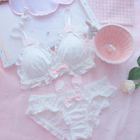 Women's Underwear Suit Thin Pure Desire Small Chest Cute Japanese Style