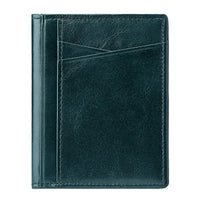 Multi-card Slot RFID Real Cowhide Bank Card Holder ID Holder