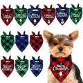 Wan Christmas Pet Triangle Plaid