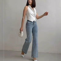 Womens Flared Pants For Autumn