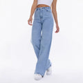 Springautumn Womens Denim Loose Fit Trousers