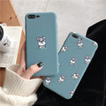 Cartoon Schnauzer dog suitable for Huawei Glory thickened soft shell