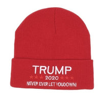 Knitted Embroidered Cotton Hat