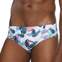 Men's briefs competition swimming trunks