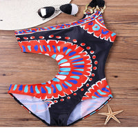 Indian style printed swimsuit