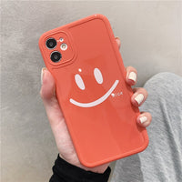 Simple smile for 12/11Pro/Max/miniX/XS/XR mobile phone case