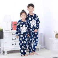 Flannel pajamas for children