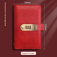 New Cash Savings Book Financial Storage Book Password Lock Savings Clip