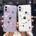 Cartoon creative astronaut phone case