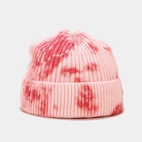 Tie-dye knitted hat