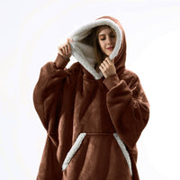 Women's Winter Flannel Loungewear Casual Hoodie
