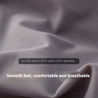 Men's Breathable Ice Silk Separation Solid Color Separation Boxer Briefs