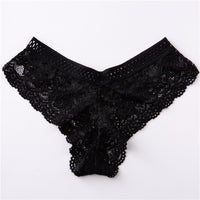 Breathable, seamless, low-rise transparent and hot hollow thong