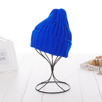 Lovers knitted hat candy color