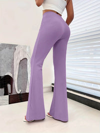 European And American Sports Casual Yoga Slightly Flared Straight Slim Fit Hip Raise Trousers