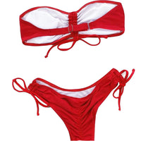 Women's Bikini Solid Color One Piece Swimsuit