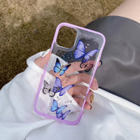 Compatible with Apple , Butterfly laser phone case