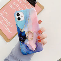Colored marble phone case