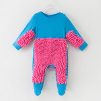 Baby Boy Romper Toddler Girl Mop Suit Infant Crawling Clothes Cotton Children One-Piece Long Sleeve Jumpsuit