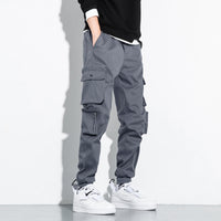 Autumn And Winter M-8 Xl Overalls Men's Loose-Fitting Pants