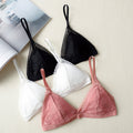 Lace Sexy Bra French Triangle Cup Opaque Single-breasted