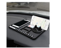 Car mobile phone bracket car anti-skid pad car car navigation device anti-mite pad instrument panel multi-function storage pad