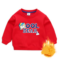 Children's Sweater Plus Velvet Padded Boy Top