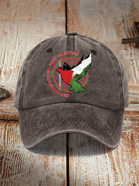Washed Cotton Printed Hat Distressed Dad Cap Men Retro Baseball Cap Hot Soft Top Sun Hat