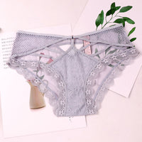 Non-marking Lace Feminine Breathable Strap Mid-Waist Girl Briefs