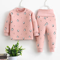 New Color Cotton Children's Thermal Underwear Set