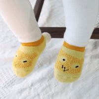 Autumn and winter new cotton 0-1-3 years old children's boat socks non-slip toddler baby floor socks baby socks