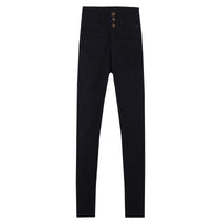 Plus velvet thick jeans women's winter thick warm lamb cashmere