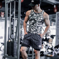 Men's Double-layer Anti-exposure Fitness Shorts