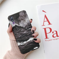 Frosted water hard phone case