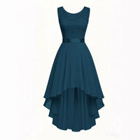 New Front-short Back-long Slim-fit Sleeveless Dress
