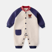 Baby one-piece spring and autumn air cotton one-piece
