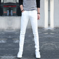 Slim fit little feet casual black long pants