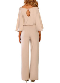 Slim-fit lace-up jumpsuit